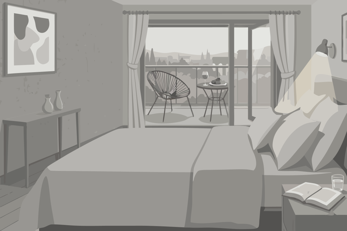 Suite met Balkon
